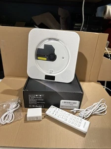 Lettore CD Portatile Bluetooth Gueray Desktop Lettore CD Musica per Casa Camper Nero - Foto 1 di 7