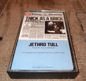 Jethro Tull : Thick as a Brick - Cassette Tape 1972 - Tested Read - Picture 1 of 4