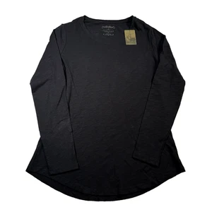 PERUVIAN CONNECTION T-Shirt Damen M LS Lagenlook Schwarz Neu mit Etikett - Bild 1 von 12