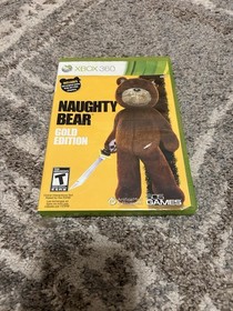 Xbox 360 Naughty Bear: Gold Edition CIB TESTED