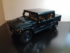 1/18 USED HUMMER H1 HARD TOP DARK GREEN MAISTO  NO BOX - Picture 1 of 10