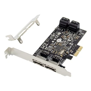 PCIe x2 88SE9230 SATA 6Gbps RAID Expansion Adapter Card Server Controller Card - Picture 1 of 4