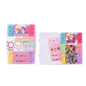 Children's DIY Bead Bracelet Set Cultivate Creativity Children Handmade Toy Be- - Bild 1 von 11