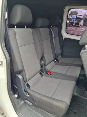 2016 VW CADDY MAXI KOMBI FRONT SEATS AND REAR SEAT CONVERSION INC FITTING PLATES - Image 1 of 4