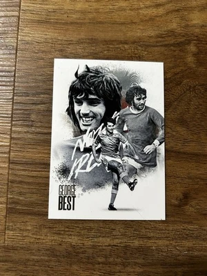 Tarjeta de fútbol americano Futera FX 2025 George Best como nueva Foto 1 de 2