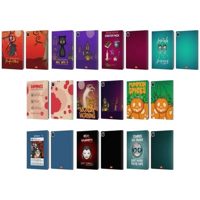 ОФИЦИАЛЬНЫЙ EMOJI ХЭЛЛОУИН ПАРОДИИ КОЖАНЫЙ КНИГА БУМАЖНИК ЧЕХОЛ ДЛЯ APPLE iPAD - Изображение 1 из 4