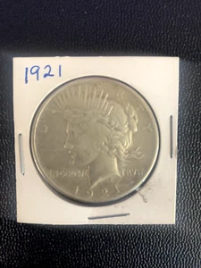 1921 $1 Peace Dollar - Picture 1 of 2