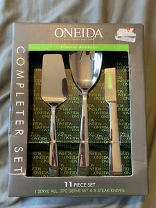 Oneida Essential Additions Completer Set 11 Piece Stainless Steel #H084011A NEW - Picture 1 of 8