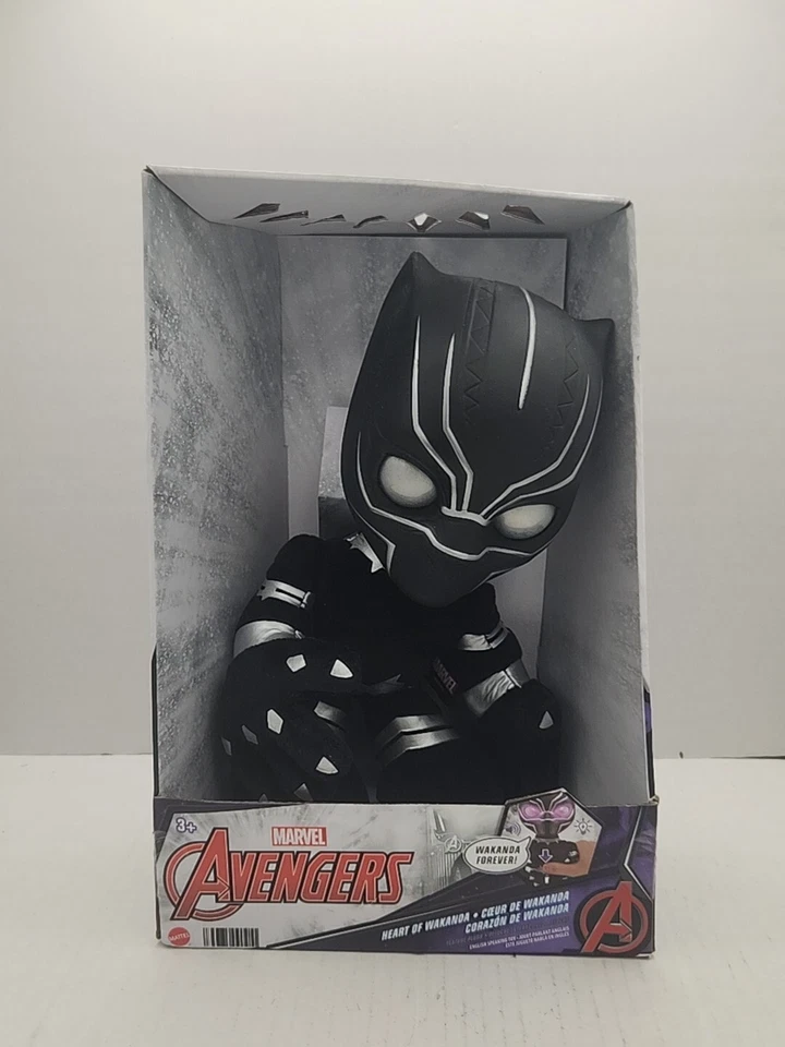 Marvel Avengers Black Panther Heart of Wakanda Forever Plush Talking Light Up - Image 1 of 1