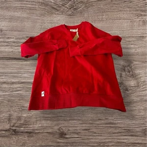 Neu mit Etikett Kangol Herren Größe XL Sweatshirt Pullover mit Rundhalsausschnitt rot Langarm Logo - Bild 1 von 6