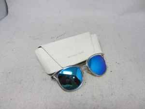 Michael Kors Adrianna Clear Silver Mirrored Polarized Sunglasses MK1010 - Picture 1 of 23