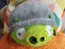 Plush Toy Angry Birds Original Rovio Entertainment 9" Green Pig with helmet