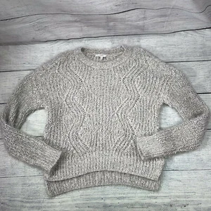 Maglione Pullover Candie’s Maglia Fuzzy Donna XL Argento Bianco Design Esclusivo - Foto 1 di 11