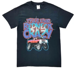 Camiseta Tyler Farr Redneck Crazy Negra Talla S Adulto Enojada - Imagen 1 de 12