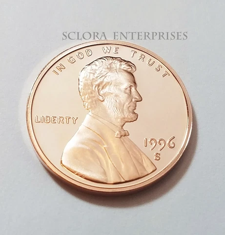 1996 S LINCOLN MEMORIAL *PROOF* CENT / PENNY  **FREE SHIPPING** Cover