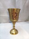  Vintage Holiday Imports Crown Gold Goblet Cups Embossed Grapes Ivy Japan 6 1/4