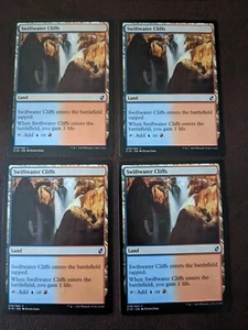 4X SWIFTWATER CLIFFS C19 - Magic The Gathering MTG Collectible Card game - Picture 1 of 2