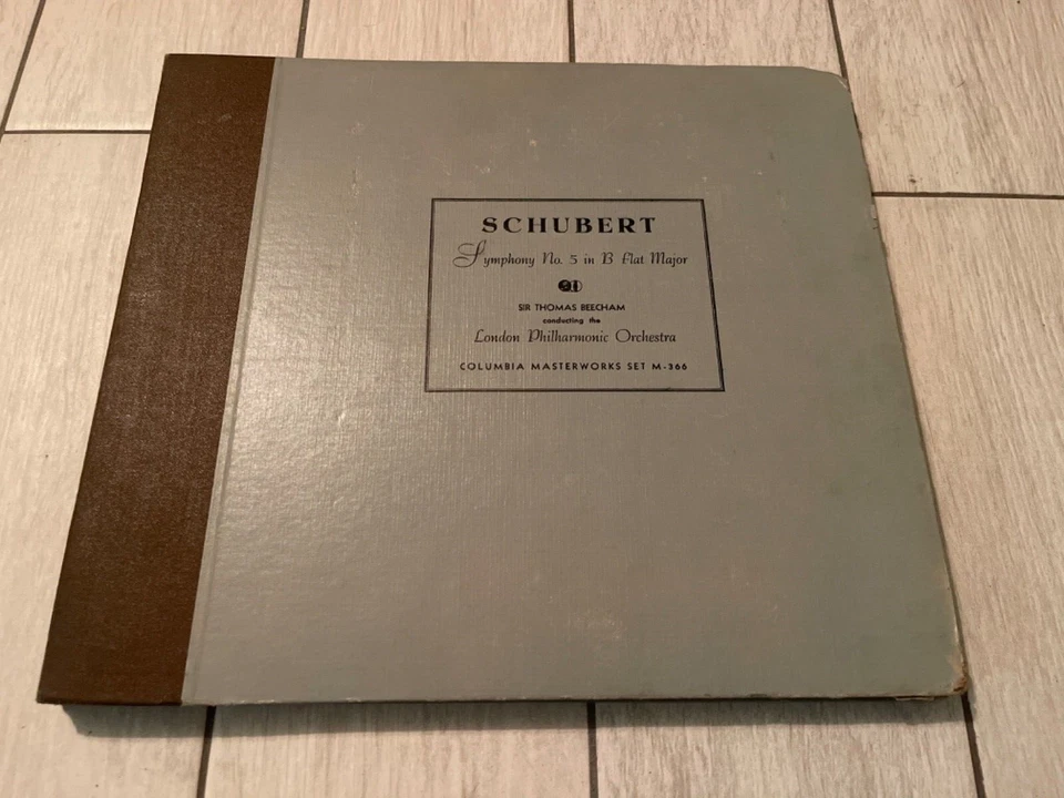 SCHUBERT ~ Symphony #5 B Flat Major Masterworks SET in ORIGINAL Pkg ~ 4 Records - Image 1 of 4