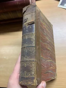 *RARE* 1862 "THE NOVELS OF SIR WALTER SCOTT" VOL 5 1.8kg LARGE ANTIQUE BOOK (P8) - Picture 1 of 23