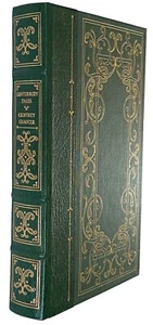 Canterbury Tales by Geoffrey Chaucer The Franklin Library Deluxe Leatherbound - Imagen 1 de 8