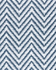 Alison Haven navy  chevron Thibaut - Picture 1 of 8