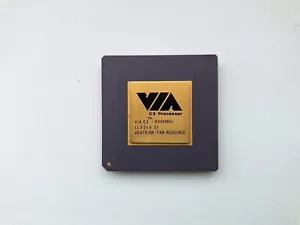 Via C3 - 800AMHz 800MHz 133x 6 vintage CPU GOLD - Picture 1 of 1