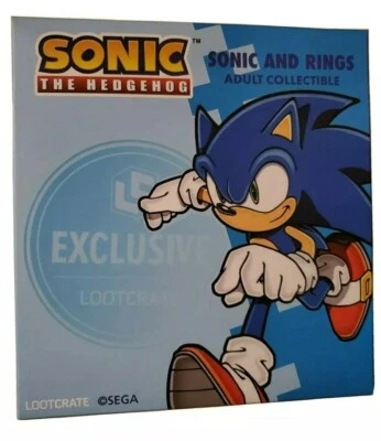 Sonic the Hedgehog Sonic and Rings Collectible - Loot Crate Exclusive - NEW - Image 1 of 2