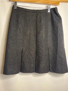 Baur Foradori Tyrol Wool Gray Skirt 28 waist x 18.5 School Work Uniform - Picture 1 of 2