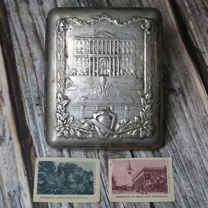 Portasigarette sovietico Melchior MOSSOVET URSS anni 40 Mosca scuola di frontiera superiore🔥 - Foto 1 di 12