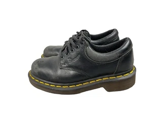 Dr. Martens Shoes US 1 Vintage 9496 Black Leather Oxfords Doc Kids - Picture 1 of 7
