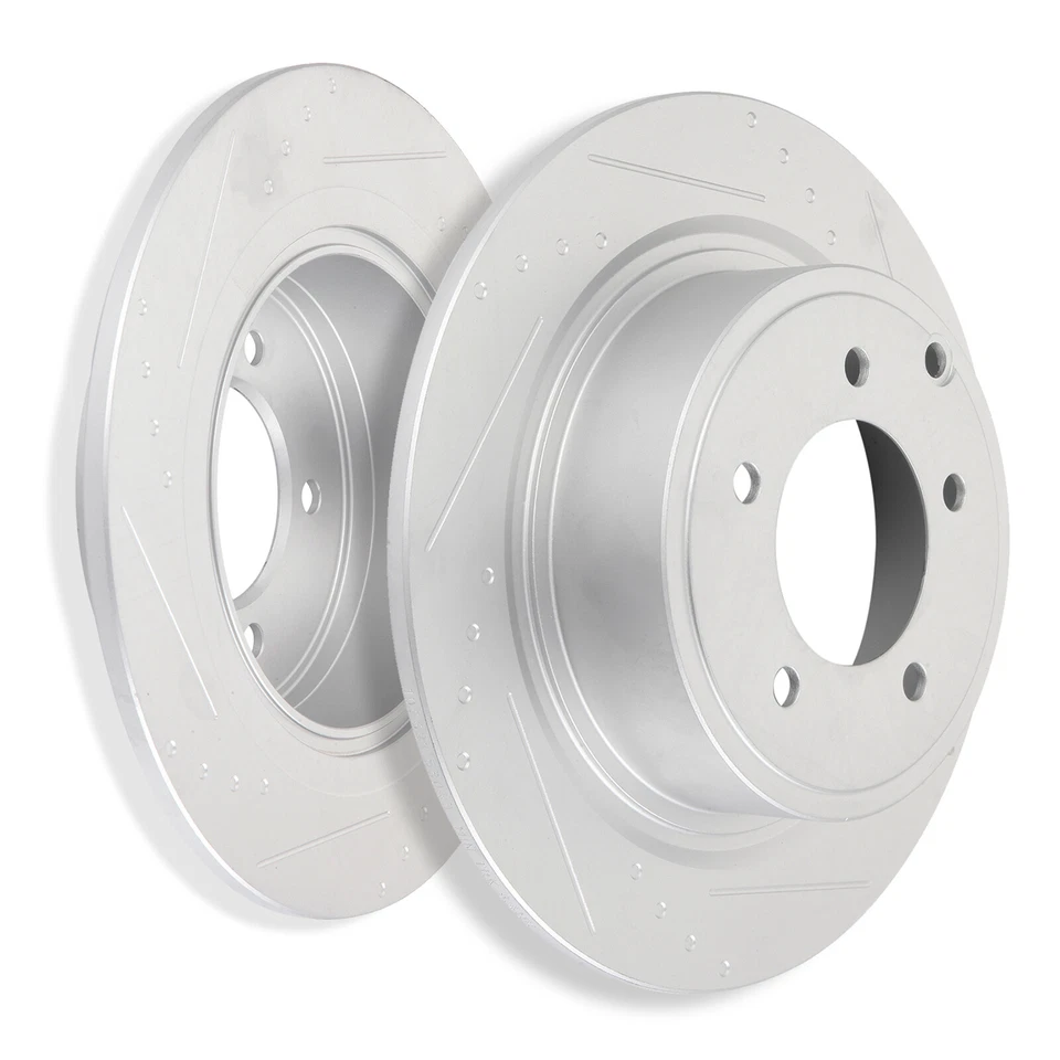 Rear Brake Rotors Discs For 2008 2009 2010 2011 -2014 Dodge Avenger Slotted Foto 1 de 1