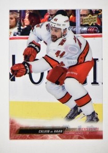 2022-23 UD Extended Series Base Clear Cut Exclusives #529 Calvin de Haan