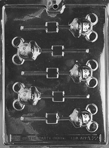 MICKEY MOUSE LOLLY Chocolate Candy Soap molds kids party favors supplies mickey - Picture 1 of 1