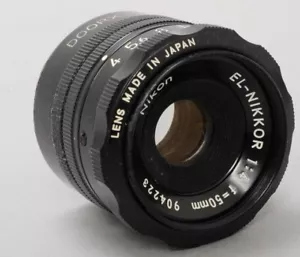 Nikon El-Nikkor 50mm f/4.0 + Leitz DOORX Extension Tube - 39mm Mount - Picture 1 of 10