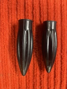 Black Vintage New Tricycle Bike Grips 3 3/4" By 5/8 ID Fox Grips Since 1974 - Picture 1 of 4