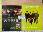 Ensemble publicitaire imprimé promotionnel auto-titre et albums Maladroit Weezer Band