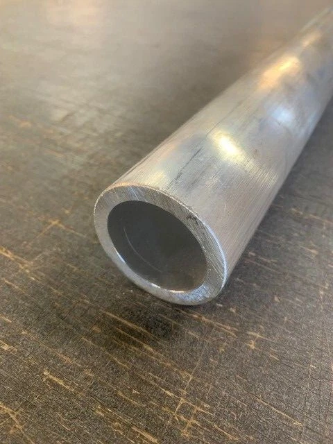 1-1/2" OD 6061 Aluminum Round Tube x 1" ID x 48" Long, 1/4" Wall Tubing - Image 1 of 2