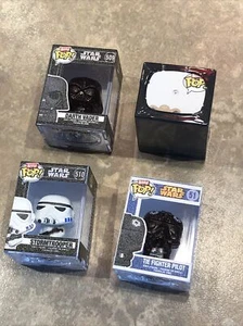 Funko Bitty Pop! Star Wars Paquete de 4 D Vader Storm Trooper Piloto HAMMERHEAD persecución - Imagen 1 de 13