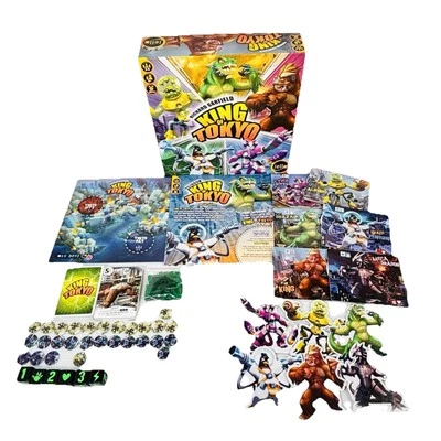 King of Tokyo Board Game By Iello 2016 Richard Garfield + Cthulhu Monster Pack - Image 1 of 4