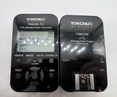 Juego de flash inalámbrico YONGNUO YN622N i-TTL: 1 disparador, 1 receptor para Nikon Foto 1 de 2