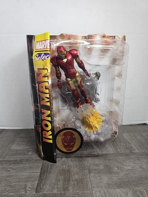 Figura de acción Iron Man Marvel Select 7" edición coleccionista Diamond Select Toys Foto 1 de 4