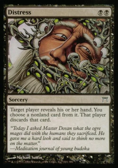 Distress -Foil Light Play MTG Champions of Kamigawa - Image 1 of 1