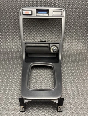 1994-1997 Honda Accord Shifter Bezel Clock Ash Tray Hazard Complete Black OEM Foto 1 de 4