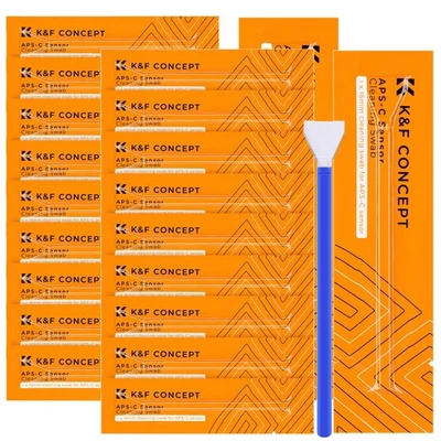 K&F Concept APS-C Sensor Reinigung 16mm Mikrofaser Swabs 20 Stück Staubfrei - Bild 1 von 4
