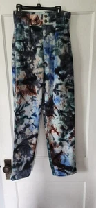 Lucy & Yak Addison Tapered Trousers Tie Dye Pants W 26 L 30 - Picture 1 of 9