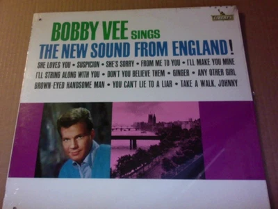 RARE SEALED 1964 MONO LP album Bobby Vee sings the Beatles Elvis Chuck Berry - Image 1 of 4