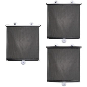  3 Sets Home Sonnenschutz Fenster Verdunkelungsvorhänge Saugnapf Balkon - Bild 1 von 12