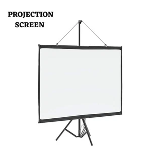 Manual Projection Screen with Tripod Home Theater Presentation Screen 1:1 vidaXL - Picture 1 of 10