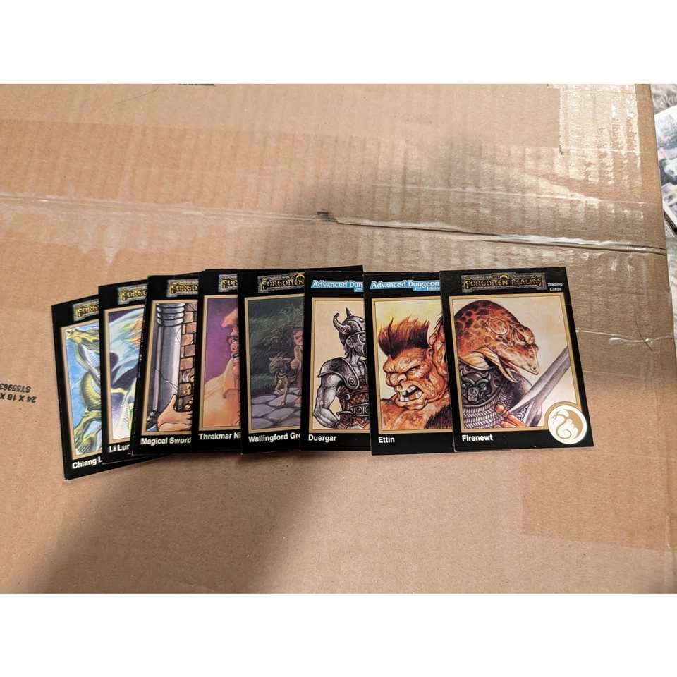 Lote de tarjetas coleccionables AD&D Forgotten Realms 🐉 D&D coleccionables Foto 1 de 1