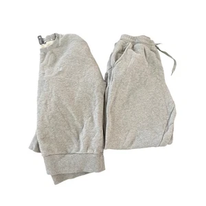 Sweaty Betty Women's Gray 100% Cotton Crew Neck Sweatshirt & Jogger Pants Size M - Picture 1 of 6
